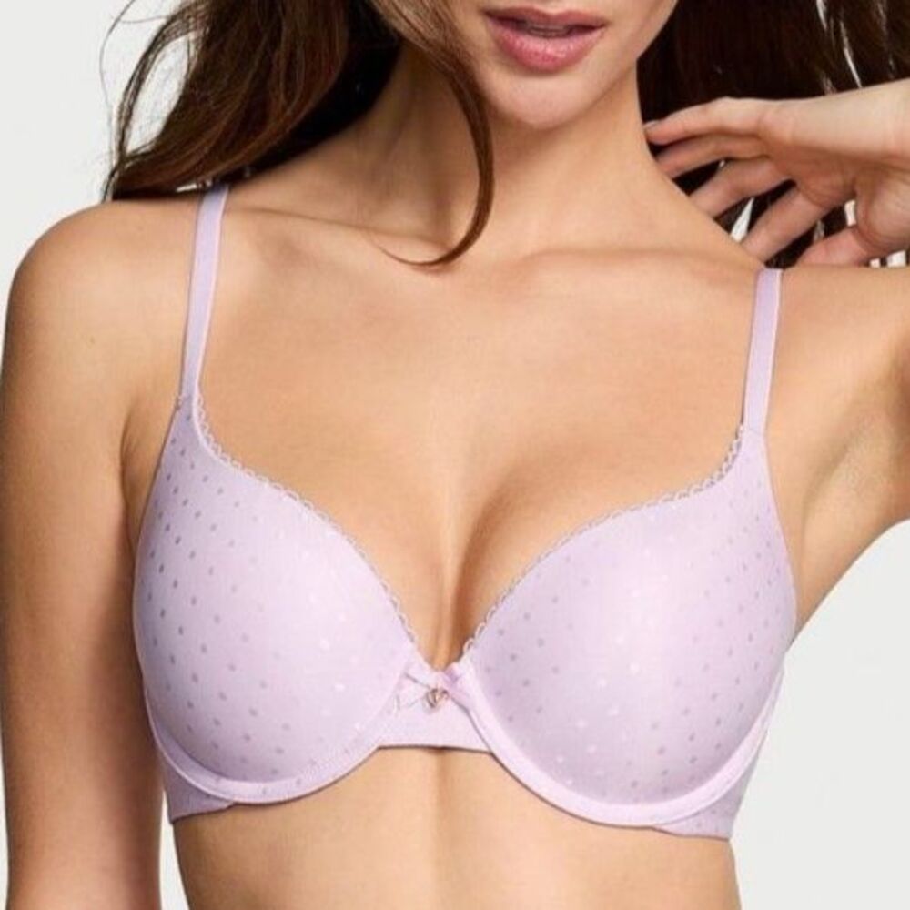 Victoria's Secret NWOT Lilac Purple Body By Victoria Perfect Coverage Bra 38DDD